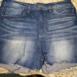 Time and Tru high waisted jean shorts